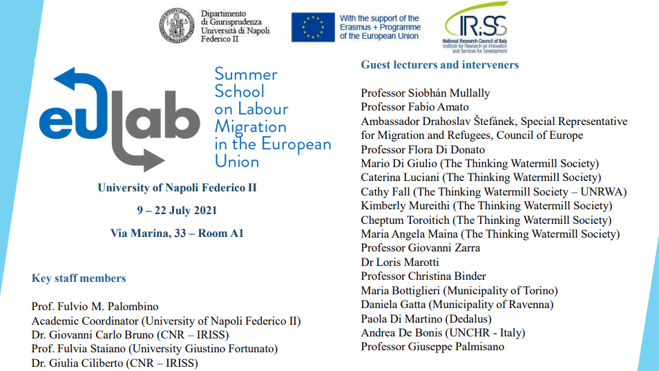 EULab 2021 – Summer School on Labour Migration in the European Union